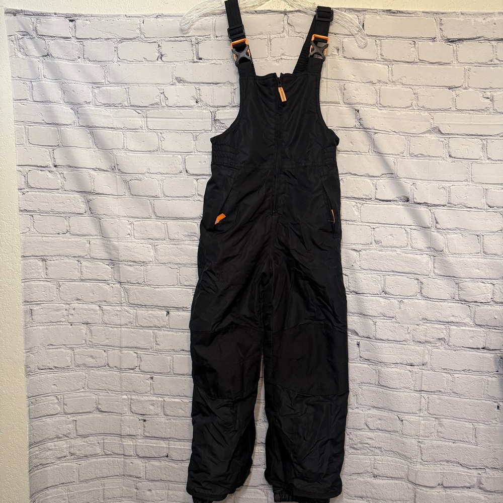 Champion Youth Small 6-7 Black Snow Bib Overalls Insulated Ski Pants Waterproof